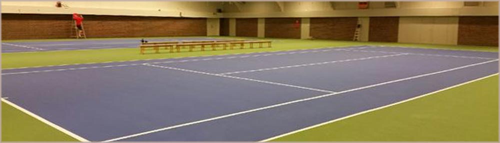 Tennisplatz Belag Porplastic eco